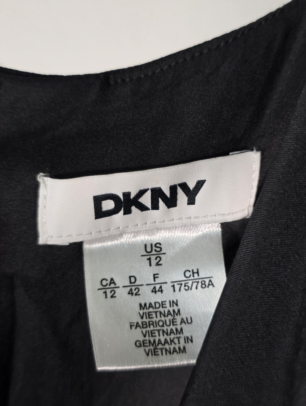 DKNY NWT Black Sleeveless Wide Leg Belted Jumpsuit Size 12 $139 Workwear Party - Picture 6 of 11